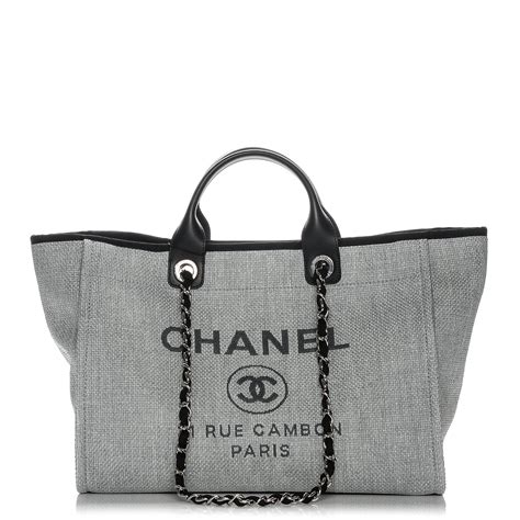 chanel deauville tote size in cm|chanel deauville tote large size.